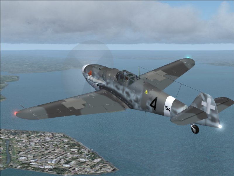 Fs2004 Aircraft Messerschmitt Bf109G6-Tropical