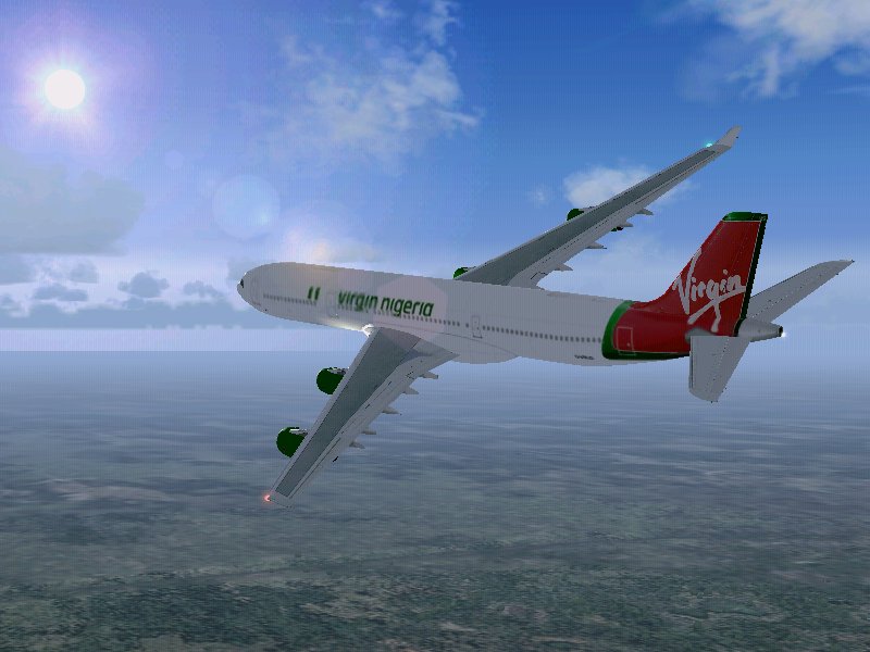 Project Opensky Airbus A340 Version 1 For Fs2004 Exclusively Virgin Nigeria Wv — 1