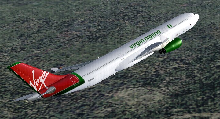 Project Opensky Airbus A340 Version 1 For Fs2004 Exclusively Virgin Nigeria Wv