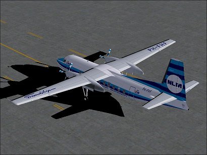 This Is Repainted Textures Of The Fokker F27 F5, As Operated By The Fokker Heritage Flight
