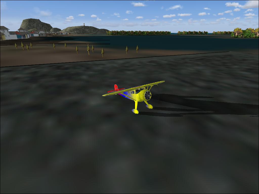 Monocoupe 110 Clipwing Special Repaint Resembling The Venezuelan Flag By: Gustavo Zapata W