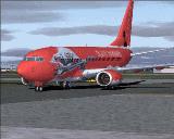 This Is A Custom Repaint Of The Kittyhawk Studios Boeing 737-700 Model In The Iron Maiden