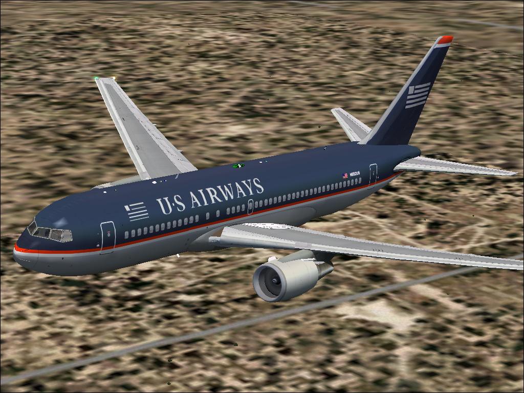 Us Airways Project Opensky Boeing 767-200 V4 For Fs2004 Exclusively Copyrights: Airplane M — 1