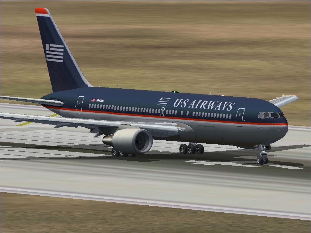 Us Airways Project Opensky Boeing 767-200 V4 For Fs2004 Exclusively Copyrights: Airplane M