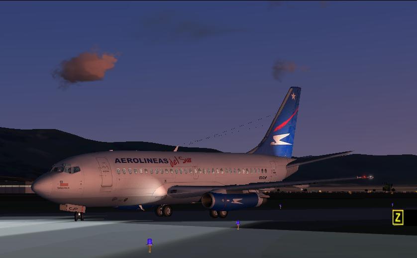 Fs2004 Aerolineas Del Sur 737-200 This Is Repainted Textures Of Erick Cantus Boeing 737-20