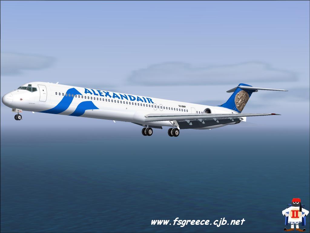 Fs2004 - Mc Donnel Douglas Md-82 Alexandair Model: Md-83 Sga Repaint: Matteo Arrotta ( Www — 1