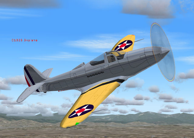 Fs2004 Bell Xfl-1 Airabonita The Xfl-1 Was A Tail Dragger Version Of The P-39 Airacobra De