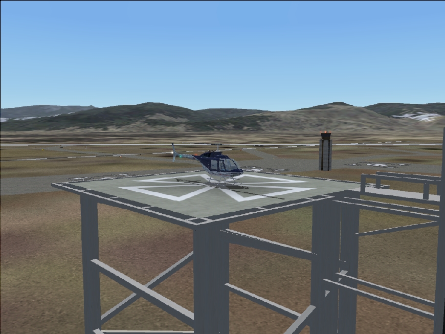 Missoula Training Tower By Lbmartin - 2005 - - This Scenery Will Allow You To Land On A Bi