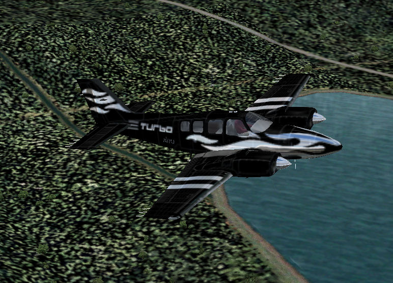 This Is Repainted Textures Of The Baron 58T (Turbo) — 1