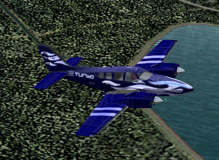 This Is Repainted Textures Of The Baron 58T (Turbo)