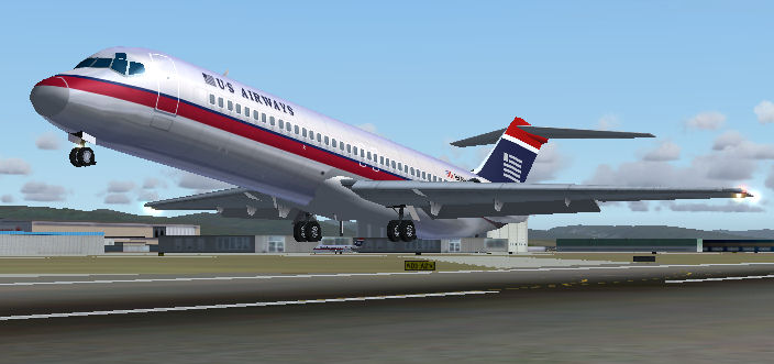 Fs2004 Aircraft Usair, Usairways, And The Usairways Shuttle Operated The Dc-9-30 Series Ai