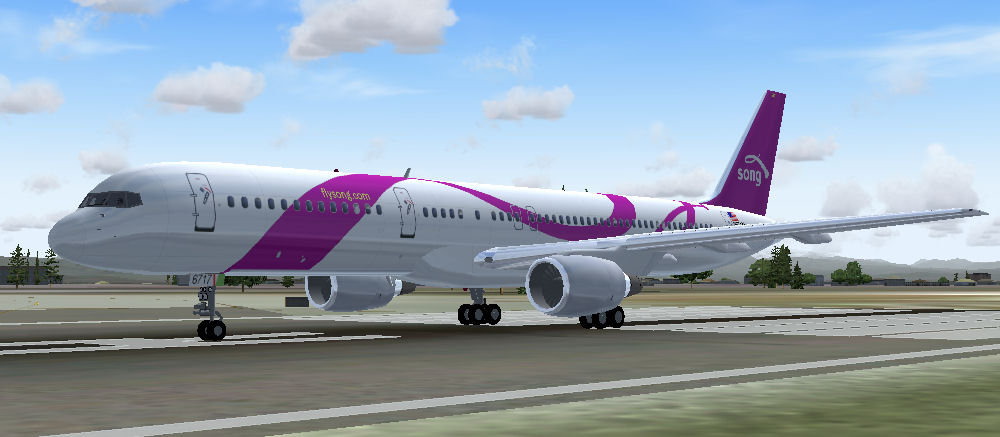 Fs2004 - Boeing 757-200 Pw Song, By Delta A Repaint Of The 757-200 Aircraft By Mike Stone