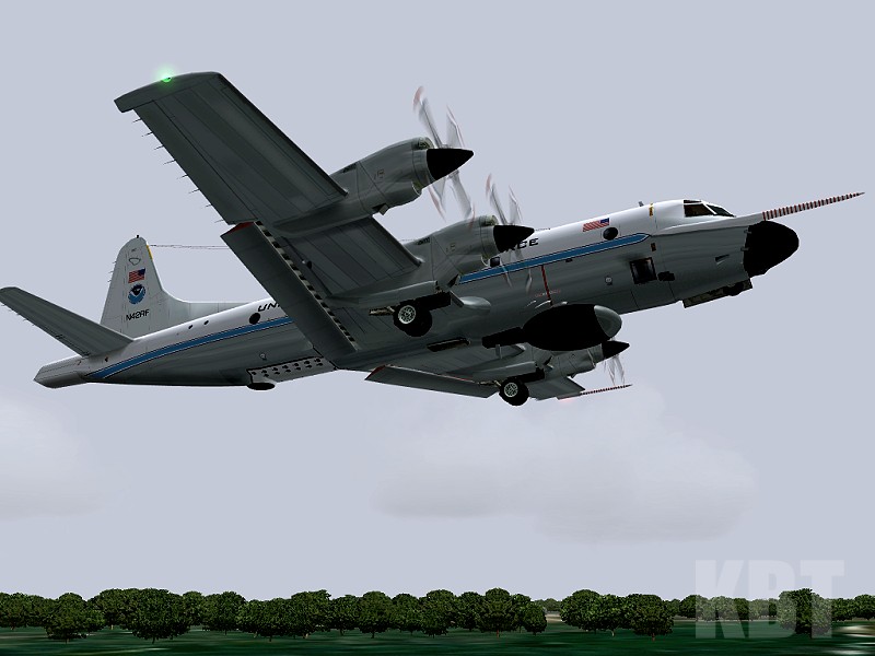 Lockheed Wp-3D Hurricane Hunter For Fs2004 Model Making And The Picture Editing Of Virtual — 1