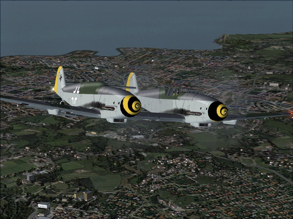Fs2004 Aircraft Messerschmitt Bf109Z-1