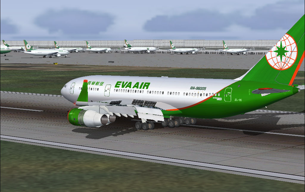 Fs2004 Il-96 Eva Air