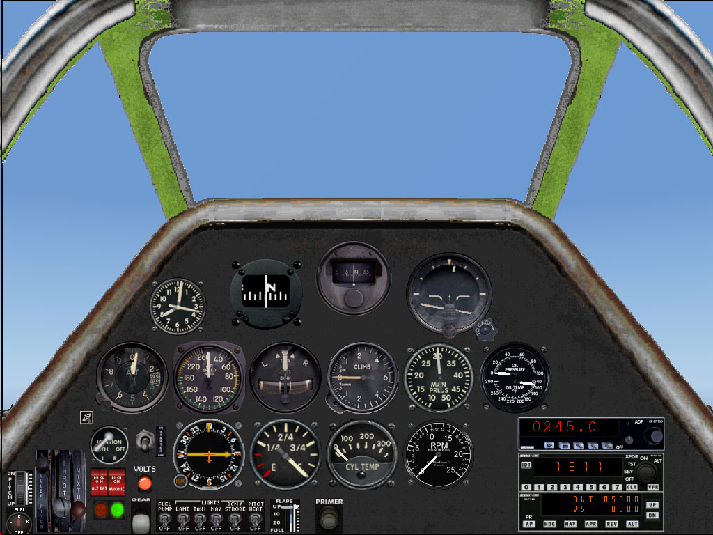 Panel For N.a.t-6D Texan(Harvard) For Microsoft Flight Simulator 2004 By Daniel Nole