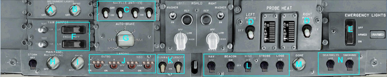 This Panel Was Made For Use With The Project Open Sky 747-200 V3