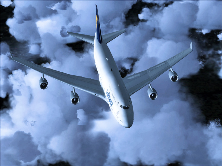 Project Opensky Boeing 747-400 Lufthansa For Fs2002/2004 Airplane Made By Project Opensky