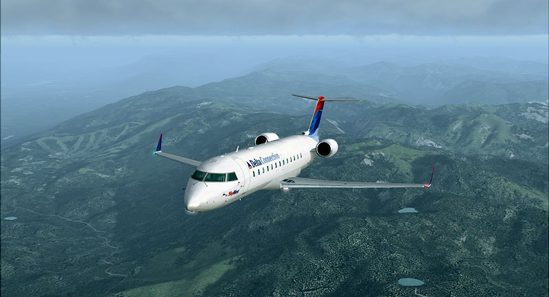 Fs2004 Skywest/Delta Connection Crj-200 Project Open Sky Crj-200Er, Featuring Redone Wing