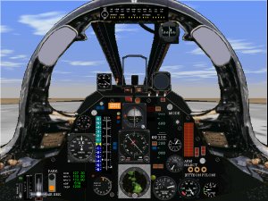 Flightsim Fs2004/Fs98 F105D Thunderchief Panel By Renaud Dudon — 1