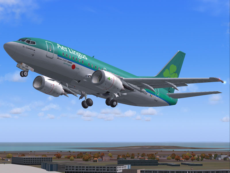 Original Repaint Of Fiftynorth Simulation Boeing 737-548 Aer Lingus Ei-Cdf St