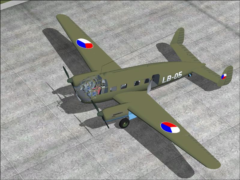 Aero C 3A/Siebel 204D For Flight Simulator 2004 Multipurpose Transport Airplane Siebel 204