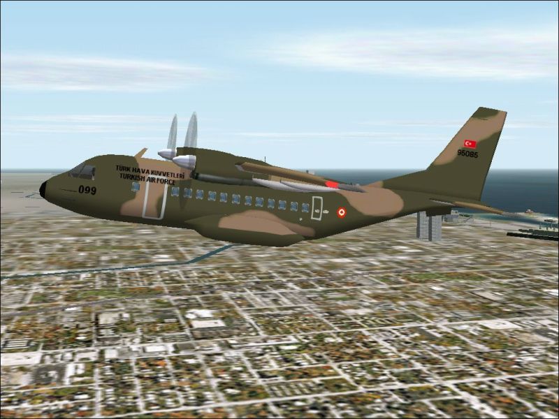 Fs2000/Fs2002 Casa Cn-235M Casa Nurtanio Cn235M Military Cargo Aircraft, Turkish Air Force