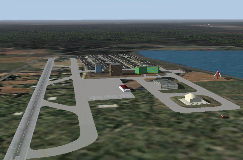 Fs-2004 Scenery - Giant Hole Giant Hole,Arkansas (Kgho) Is A Fictional, Airport Located On