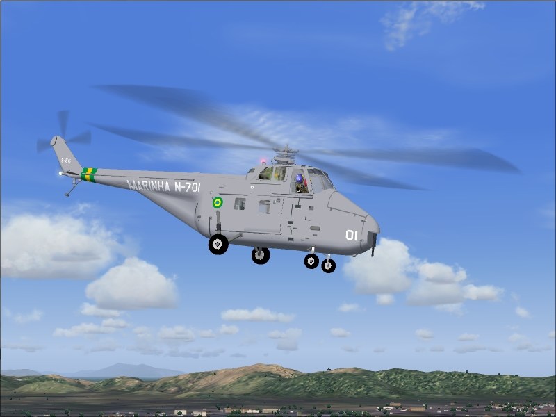 Fs2004 Westland S-55 Westland S-55 Marinha Do Brasil- Project Fab Veteranos, Repainted By