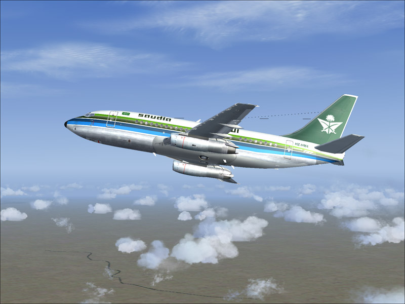 Saudia Vip 737-200 This Is Repainted Textures Of Erick Cantus 737-200 In The Colors Of Sau