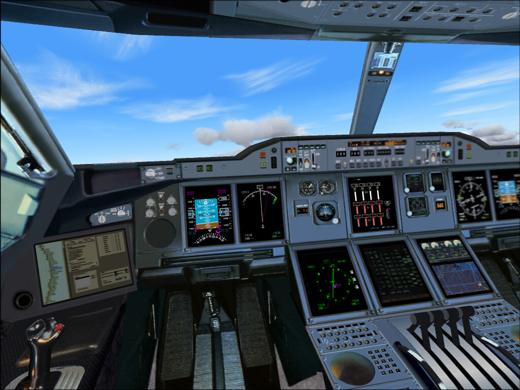 New Airbus A380 - Industrie House 2 , For Fs2004, Authentic Sidebox And Flaps Texturen, Th — 1