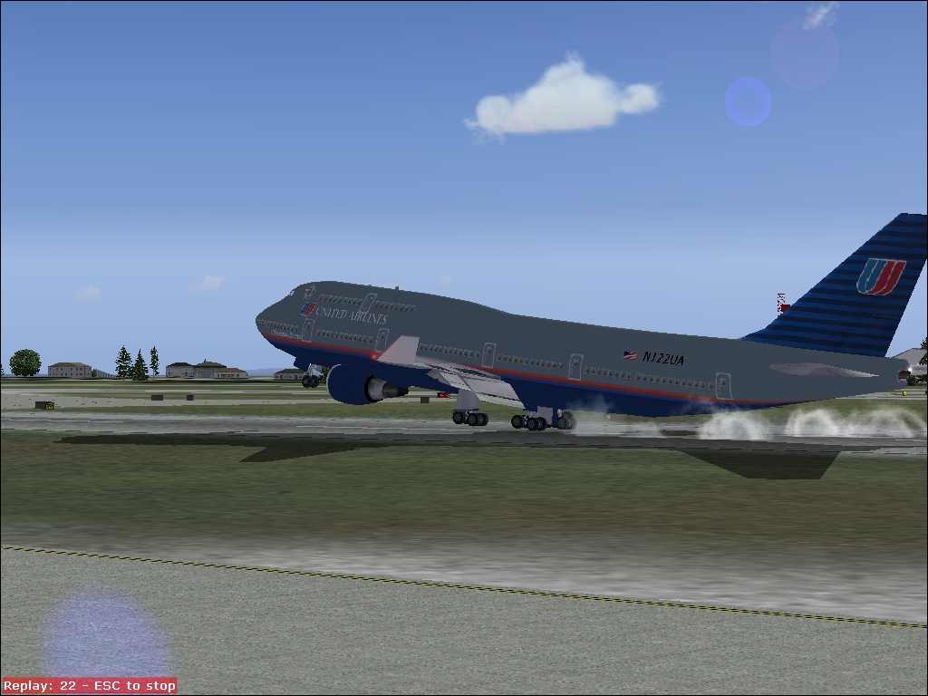 Unted Airlines B744 New And Old Clrs A Repaint Of The Msfs Default Fs2004 B747-400 In Unti