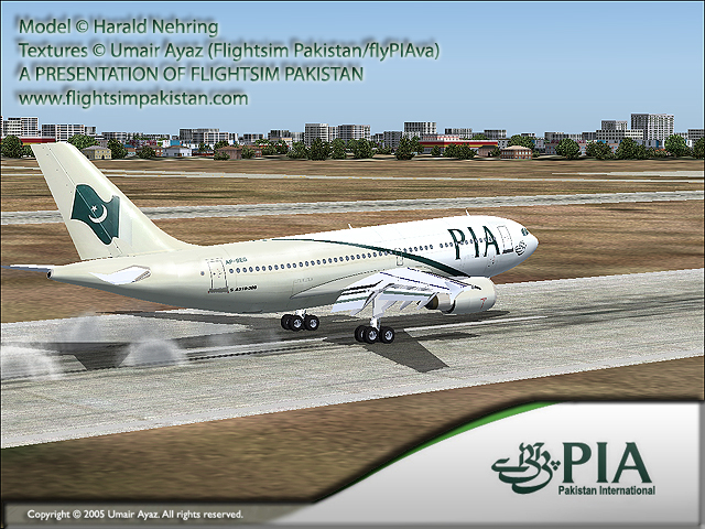 Flight Simulator 2004 Pia Airbus A310-300 Registration: Ap-Beg — 1