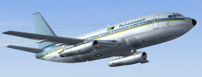 Bahamasair O.c Boeing 737-200 Boeing 737-200 In The Old Colors Of Bahamasair