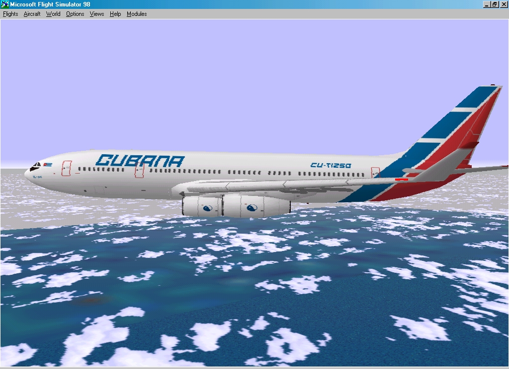 Flightsim Fs2004/Fs98 Cubana - Ilyushin Il-96-300
