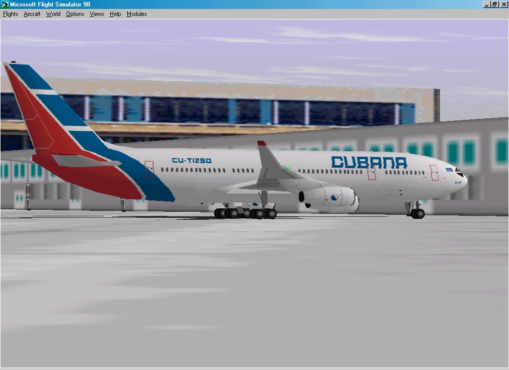 Flightsim Fs2004/Fs98 Cubana - Ilyushin Il-96-300