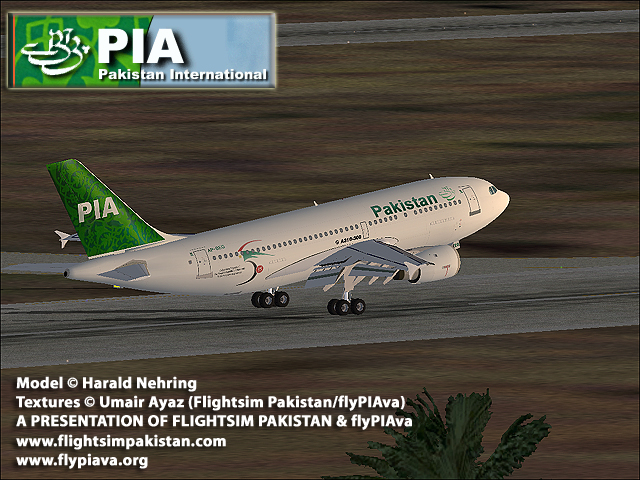 Fs2004 Pia Airbus A310-300 Registration: Ap-Beg