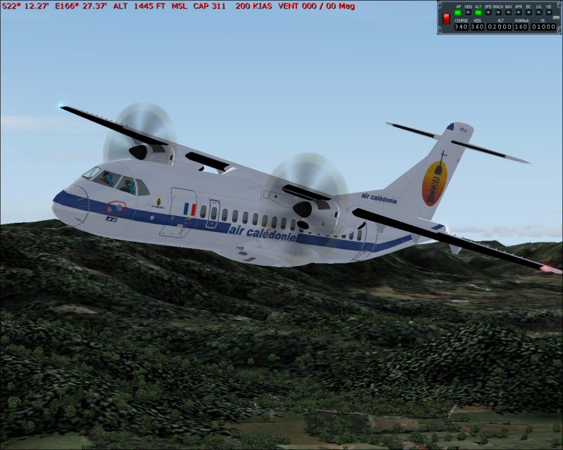 Atr42-500 For Air Calédonie,Air Caledonie Internaionale And Australasia Airlines Complet A