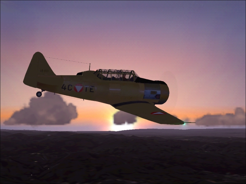Fs2004 Na Lt-6G Texan Austrian Airforce This Specific Aircraft 4C-Te Can Be Seen In The Ex — 1