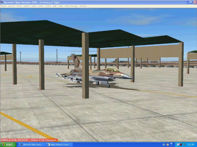 Fs2004, Nevatim Ab, Isreal...llnv By: Ryan Loper