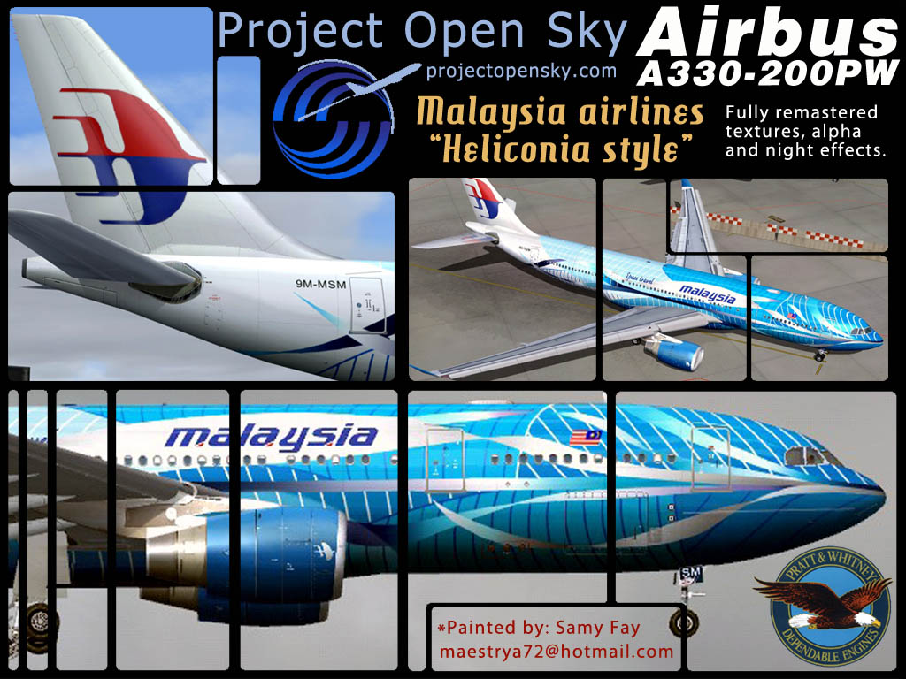 Project Opensky Airbus A330 Version 2 For Fs2002/2004 Package Description Project Open Sky