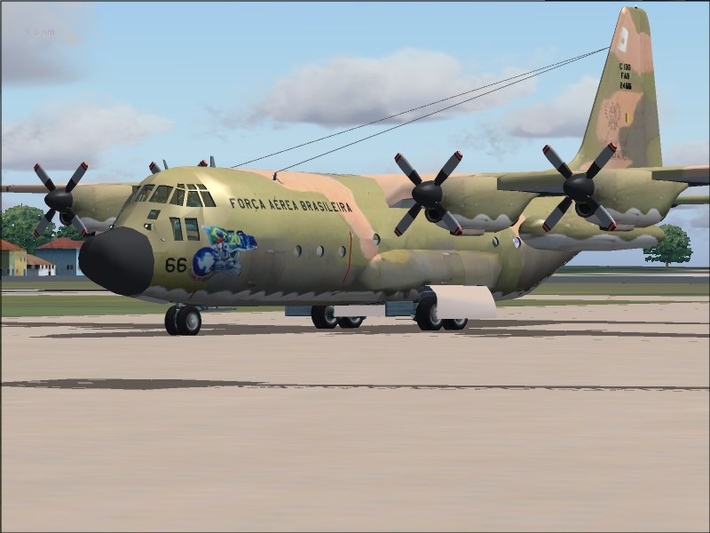Lockheed C-130 Fab V.2 Lockheed Martin C-130 Hercules Fab Version2, Includes Smoke Effect, — 1