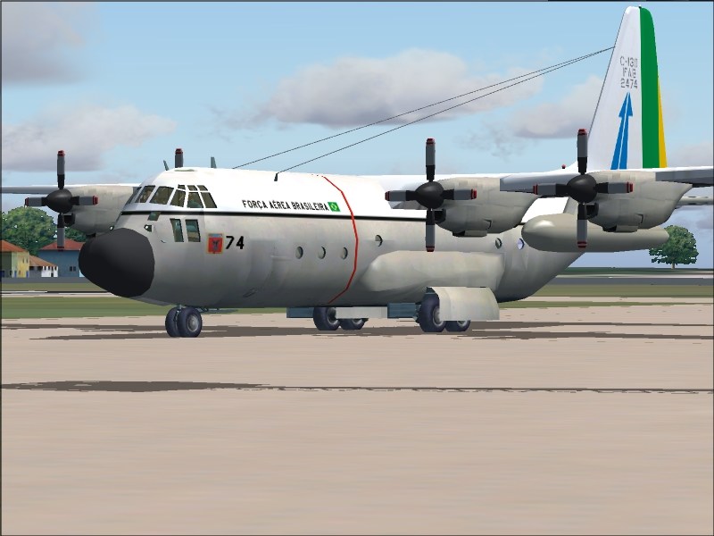 Lockheed C-130 Fab V.2 Lockheed Martin C-130 Hercules Fab Version2, Includes Smoke Effect,