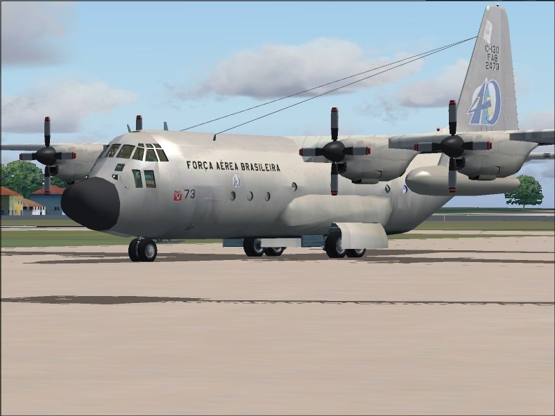Lockheed C-130 Fab V.2 Lockheed Martin C-130 Hercules Fab Version2, Includes Smoke Effect,