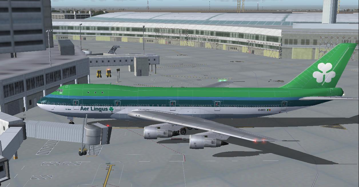 Fs2004 Aer Lingus Boeing 747-130 (Ei-Bed)