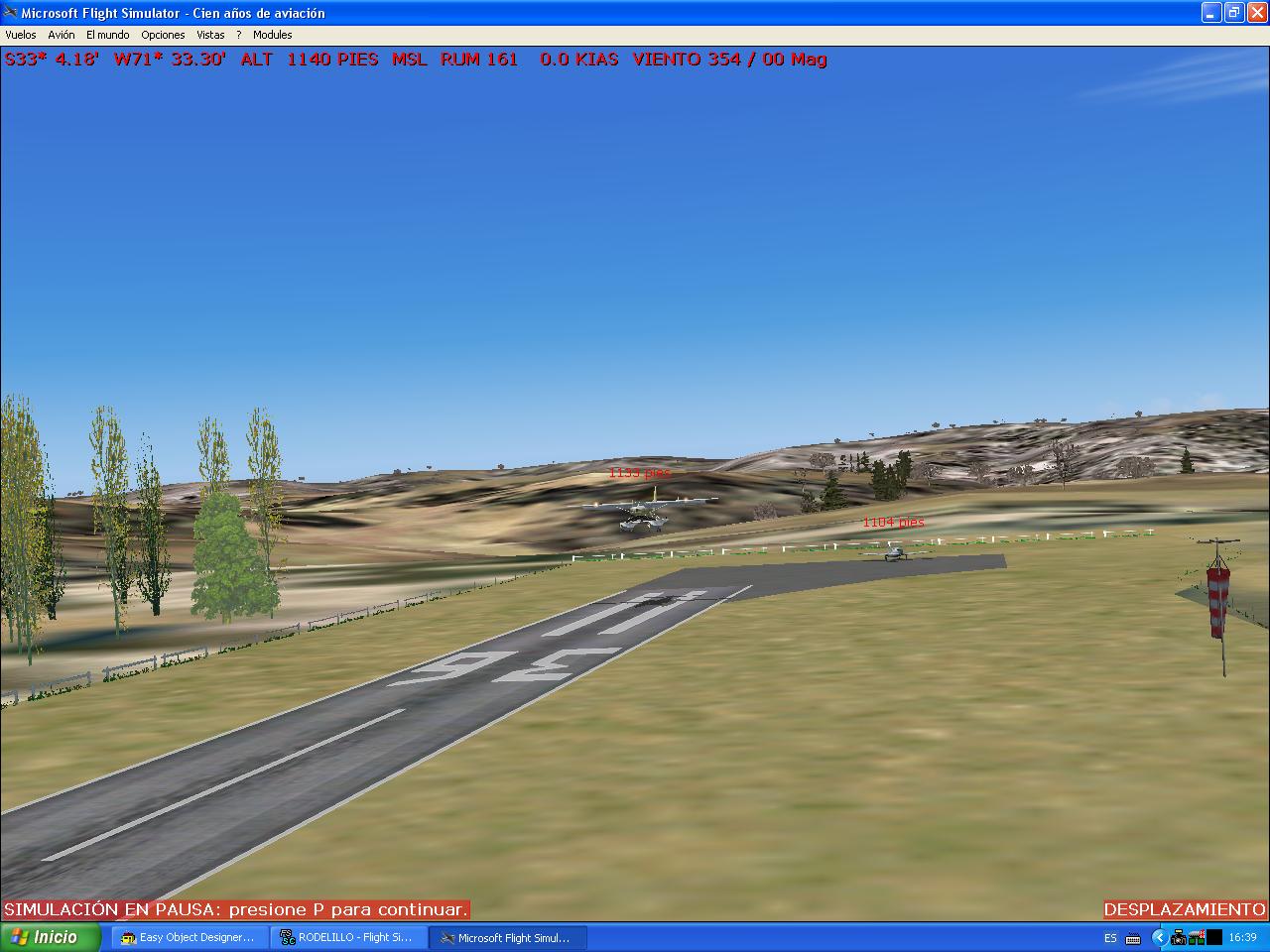 Fs2004 Scenery Rodelillo Aerodrome (Scrd) Airdrome Of Rodelillo, Located Near The City Of