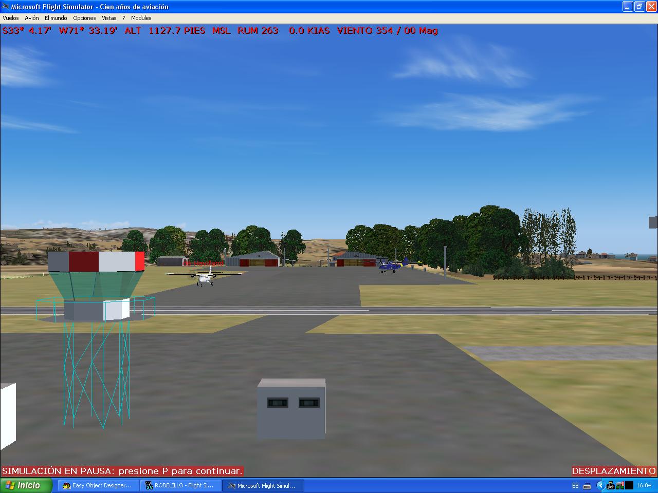 Fs2004 Scenery Rodelillo Aerodrome (Scrd) Airdrome Of Rodelillo, Located Near The City Of