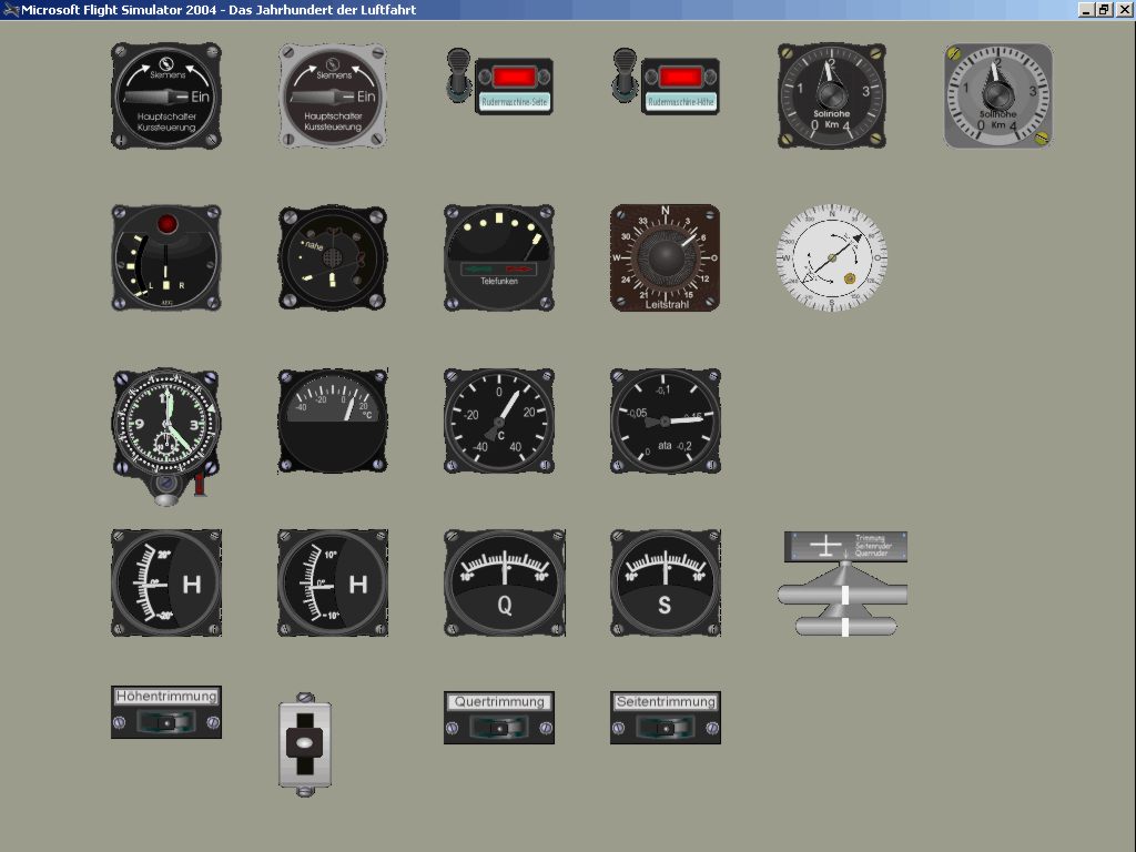 Flight Simulator 2004 Messerschmitt Bf-109 G2/G2Trop Panels This Pack Contains Three Diffe