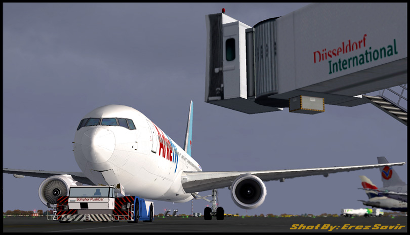 Project Opensky Boeing 767-300 V4 For Fs2004 Exclusively Arkefly Tui Copyrights: Airplane