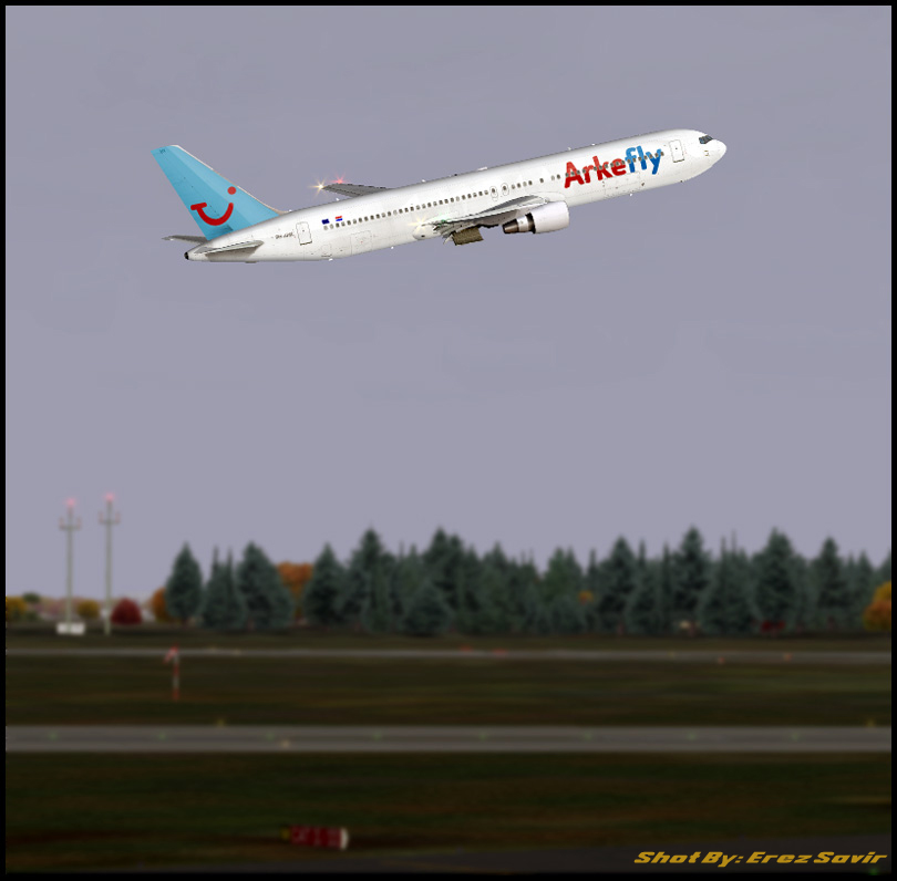 Project Opensky Boeing 767-300 V4 For Fs2004 Exclusively Arkefly Tui Copyrights: Airplane
